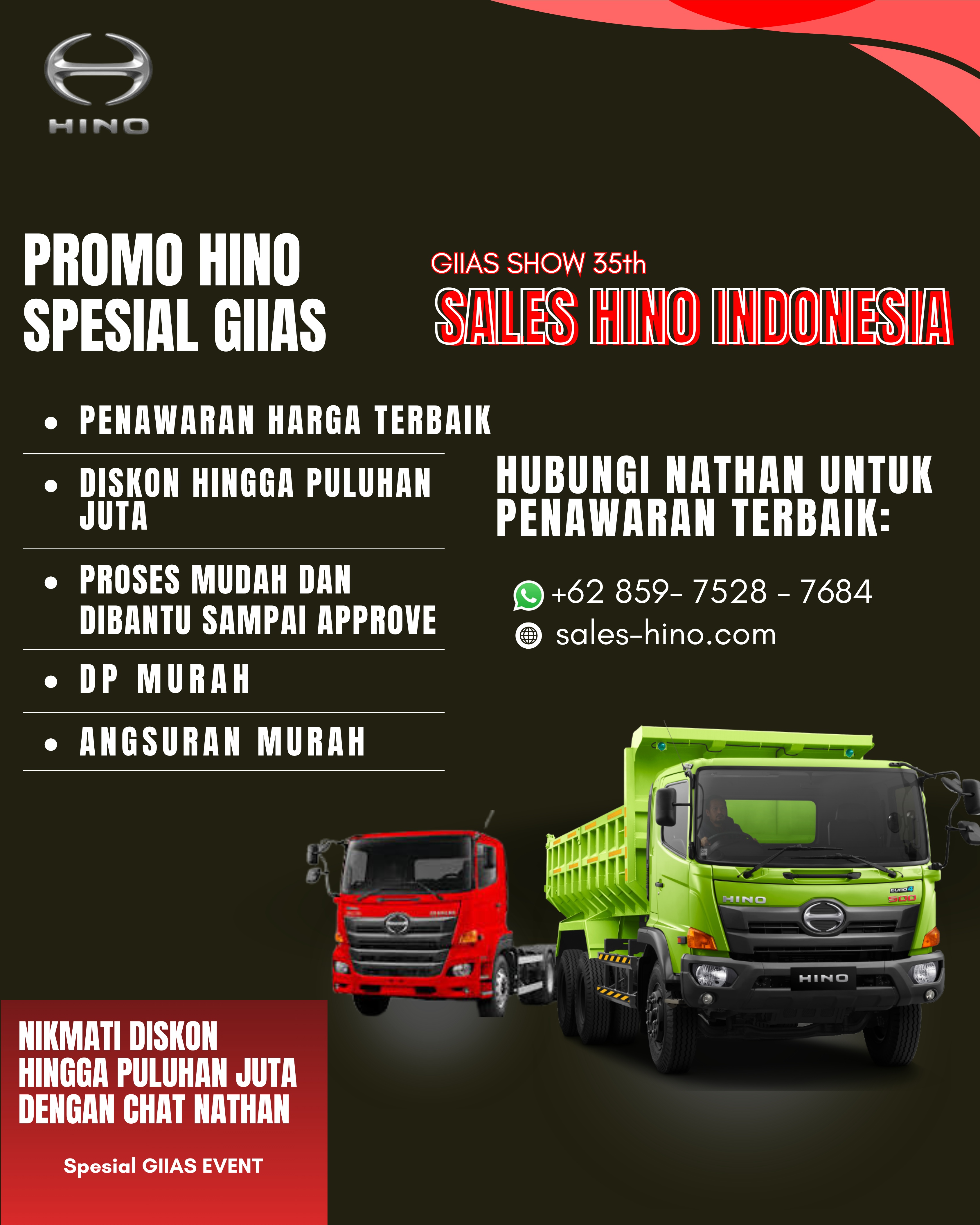 Gebrakan Hino di GIIAS 2025: Promo Truk Hebat, Harga Bersahabat!