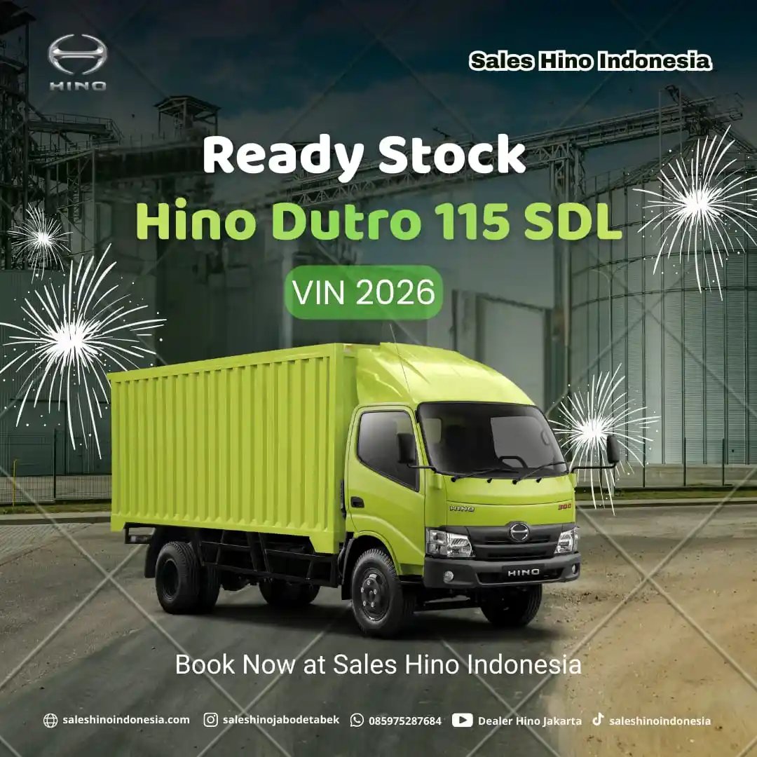 Artikel Hino - Promo Hino Dutro 115 SDL Tahun 2026, Stok Terbatas & Proses Cepat