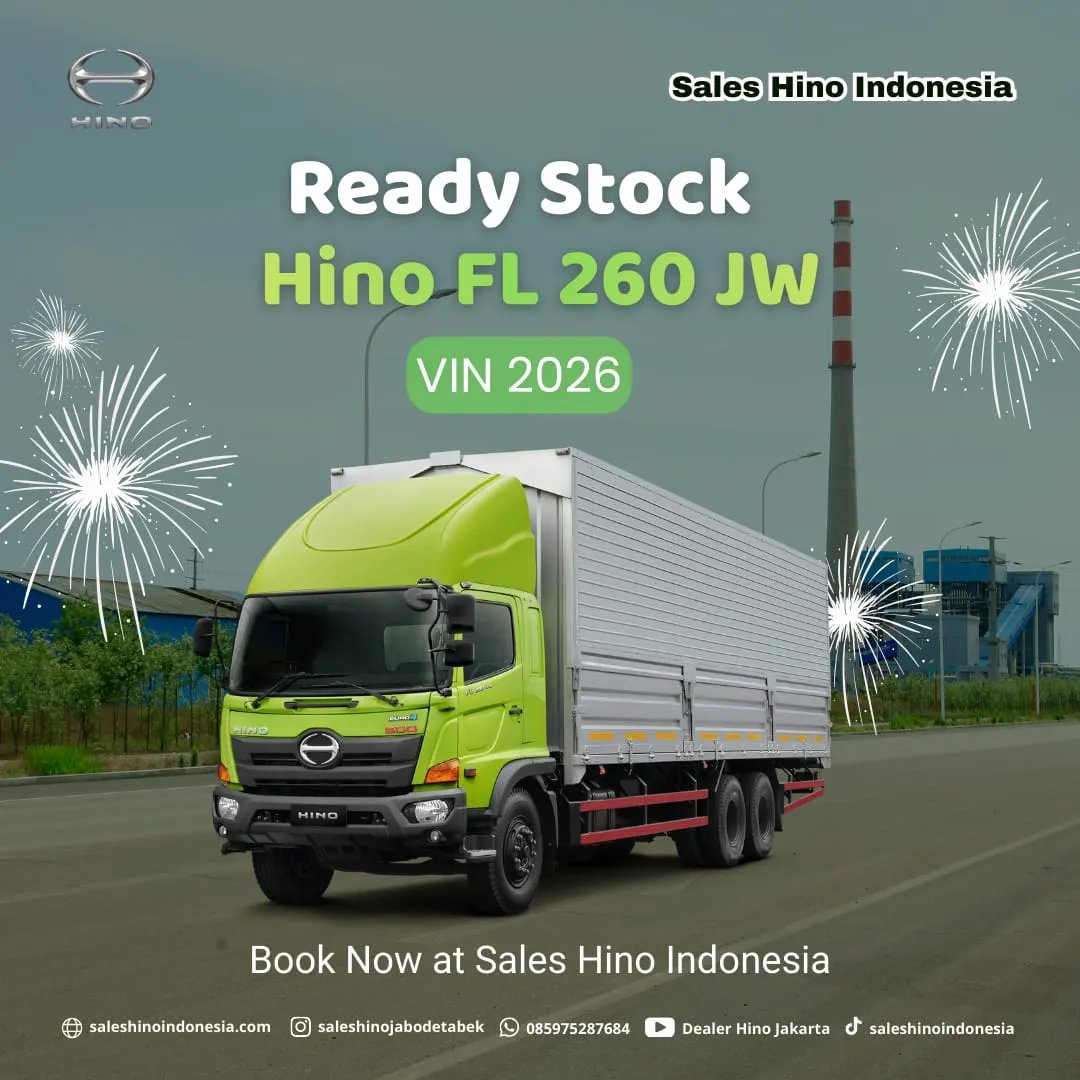 Artikel Hino - Promo Hino Ranger FL 260 JW Tahun 2026, Stok Terbatas & Proses Cepat - Sales Hino Indonesia